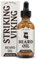 Striking Viking-Bartöl-Conditioner ohne Duftstoffe – völlig natürliche Bio-Formel mit Argan- und Jojobaölen – macht das Bartwachstum weicher, glättet und stärkt es