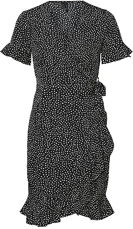 Vero Moda Klänning för kvinnor, Svart/prickar, S