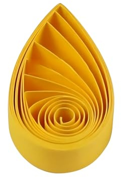 ODETOJOY Tiras de papel de filigrana de 3 mm, juego de 120 tiras de filigrana de 1/8 pulgadas, papel de origami de estrella de un solo color para manualidades (dorado)