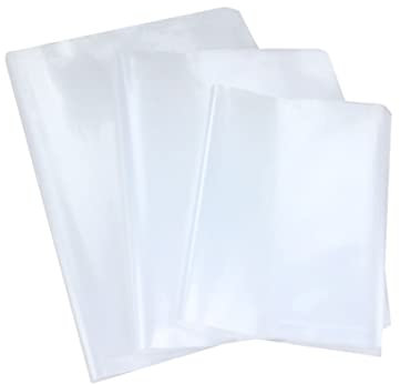 OFFSCH 30 Stücke Selbstklebende Transparente Buchhüllen Für Schüler - Wasserdichte Pp Folie Passend Für 25K 16K Und A4 Bücher Ideal Für Schutz Und Einbinden