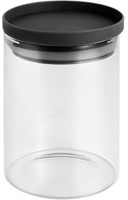 Metaltex Aroma Line - Tarro de cristal (700 ml, resistente, hermético, apilable)