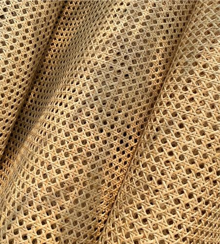 CHAKEUZND Rotolo di Tessuto in Canna di Rattan, Forniture di Materiali for la Cannuccia mobili in Rotoli Rattan Naturale Diverse Dimensioni(35 Cm X 6 M)