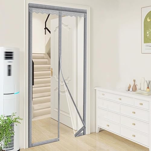 Magnetiskt dörrskydd energibesparande vinter vindtät isolering kall luftblockerare för sovrum dörröppningar enkel installation magnetisk tätning för termiskt skydd