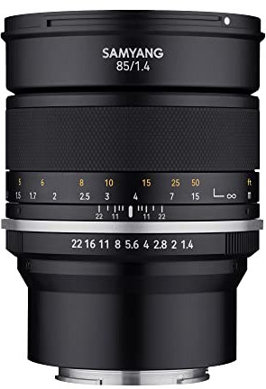 Samyang MF 85 mm F1.4 MK2 Obiettivo Ritratto Ampiezza focale fissa, nero