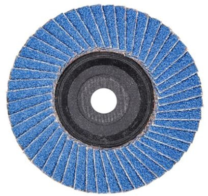 WOMGF 10 Pezzi Dischi Lamellari Ø 76 mm x 10mm Dischi Abrasivi a Lamelle Grano 60 per Smerigliatrice Abrasiva