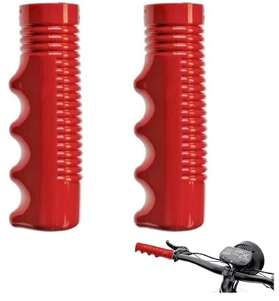 NIIIYTYB Tricycle Handlebar Grips 3/4 Inch Bicycle Grip for 1 Pair of Bike Handle Bar Grips Bundle Kids Non-Slip-Bicycle Handlebar Grips Specialized Replacement Bike Grips (Red) ﻿