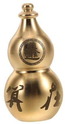 Ciieeo Brass Gourd Statue Decorative Brass Calabash Ornament
