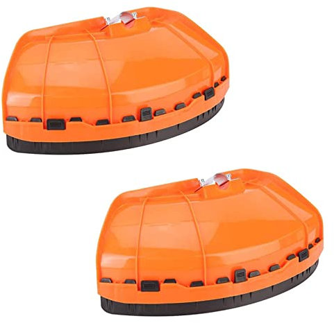 Reinscer 2X Bouclier de DéBroussailleuse Universel Garde Tondeuse à Gazon Couverture de Protection de Lame de Coupe-Herbe en Plastique Léger pour 26mm / 28mm