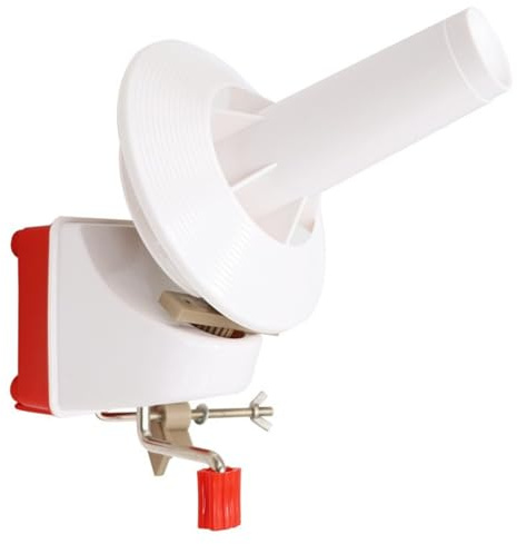 Guaber Bobinador de hilo para ganchillo antideslizante para tartas de fibra y lana para tejer bolas de hilo de regalo, enrollador de cordón multifuncional