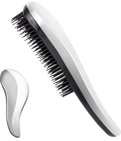 Peigne Ease – Épilateur doux, brosse pour animaux de compagnie, râteau, outil de toilettage à prise confortable | Brosse démêlante pour sous-poil, parfaite pour petits chiens, chats, animaux d