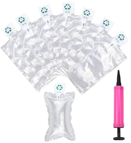 200 stycken bubbelkuddar fyllningsmaterial 100 x 150 mm luftpump, luftkudde fyllningsmaterial, förpackningsfartyg luftfickor förpackningsmaterial för transportförpackningar frakt, stötdämpande