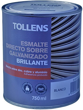 Tollens 8720 Esmalte Directo Sobre Galvanizado, Blanco, 750 ml