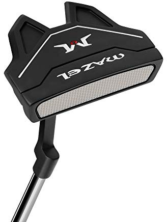 MAZEL Golf Putter for Men Right Handed 34 Inch, Premium Mallet Putter Insert Milled Face, Putter Headcover Included
