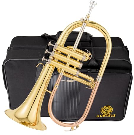 AUROSUS Flugelhorns brass Bell Bow High gloss finish (AFH-8355)