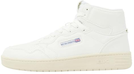 British Knights Herren NOORS MID Sneaker, Weiß, 43 EU