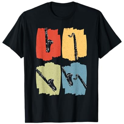 Clarinette basse rétro T-Shirt