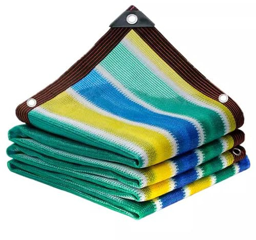 HUJZJY Toldo Vela de Sombra 5x12m, 80% Malla Sombreadora Paño de Sombra, Red de Sombra de Jardín, Protección Solar Toldos Terraza, para Exteriores Patio Porche Plantas Flores