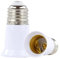 6 Pezzi Adattatore Portalampada E27 a E14, Convertitore E27 a E14 Universale per Uso Domestico e Professionale, Socket Converter Compatibile Lampadine LED, Incandescenti e CFL, Installazione Semplice
