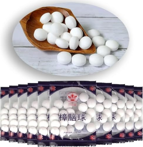 Palline Naturali Anti-Mites, Protezione Contro Les Mites, 200 pezzi Sfere Anti-Insetti, Muffa del Garde-Vestito e Profumo Deodorante da Bagno Anti Insetti