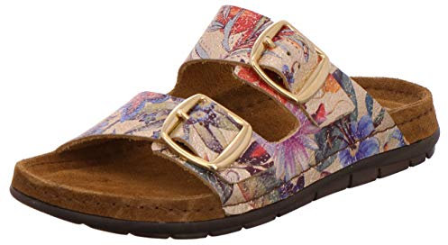 Rohde Rodigo 5864 Damen Schuhe Pantoletten Clogs, Größe:43 EU, Farbe:Gold