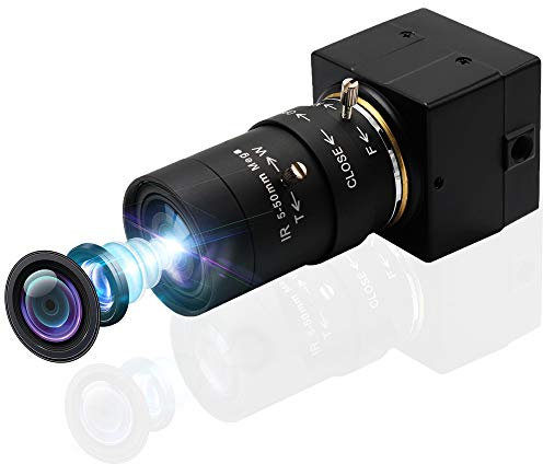 Svpro Webcam 2448P HD Mini caméra IMX179 USB avec Objectif Variable 8MP Zoom Manuel Caméra USB Haute définition 2448P pour Android Windows Linux Mac OS Appareil Photo Plug & Play UVC