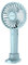 XLayer Mini Handventilator I Tischventilator I Wiederaufladbar I Tragbarer Akku Ventilator leise I 3 Geschwindigkeiten I Mini Ventilator für Reisen, Büro, Festival, Camping I Geschenke für Frauen