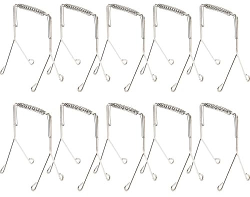 10 Stück Rouladenklammern aus Edelstahl Wiederverwendbar, Rouladen Klammern als Perfekte Alternative zu Rouladennadeln oder Rouladenspieße, für Die Schnelle Und Unkomplizierte Herstellung