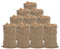 Vetnasa Sacos de Yute 10 Unidades 65x135 cm 100% Yute 340 g/m² Maletas y Bolsos de Viaje Marrón 8,9 KG