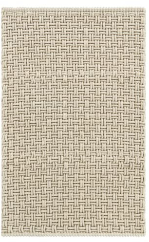 Jotex Panama Badteppich aus Baumwollgewebe, Graugrün, 50x80 cm