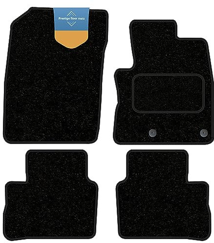 Prestige Mats, Fully Tailored Car Floor Mat Fits Nissan QASHQAI J12 2021-, CARPET, Anti Slip Mat-Non Slip Car Floor Mat with Black Edging