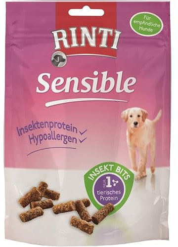 Rinti Sensible Insekt Bits | 12x 50g mit tierischer Proteinquelle