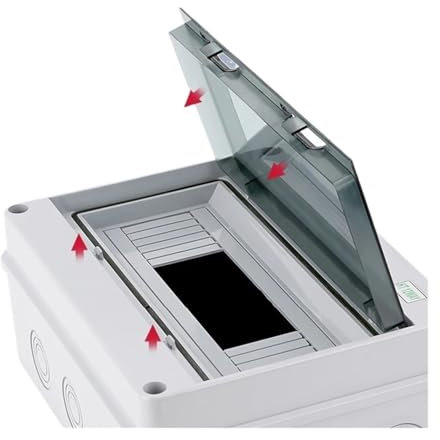 BADIKA Scatola di conversione Solare Scatola di Giunzione Serie HT 2/3/5/8/12/15/18/24 Vie PC in plastica for Esterni Scatola elettrica IP65(HT 2WAY)