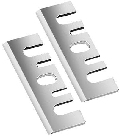 Uadme Cuchillas Cepillo Electrico Madera, 2 Pcs HSS Hoja Cepilladora Eléctrica de 82 mm, Cuchilla de Repuesto de Cepillo Manual, para P20ST, P20SF, P20SB, P20A, FP20A