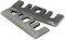 Uadme Lame Rabot 82mm, 2 Pcs Lames de Rabot Electrique, Couteau pour Raboteuse, Lame de Rechange de Rabot à Main, Remplacement pour P20ST, P20SF, P20SB, P20A, FP20A