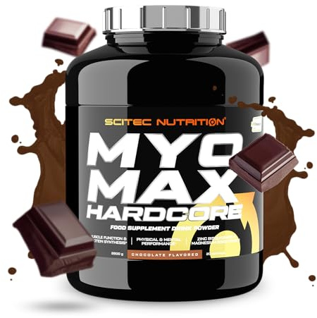 Scitec Nutrition MyoMax Hardcore - Mass Gainer mit Protein Matrix - Aminosäuren - Kohlenhydrate - Pflanzenextrakte - Vitamine und Mineralien, 2,8 kg, Schokolade