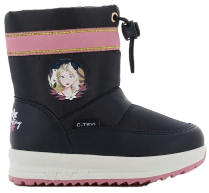 Leomil Frozen Botte de Neige Bottes d'hiver 25, Semelle antidérapante pour les jours d'hiver froids, Bleu