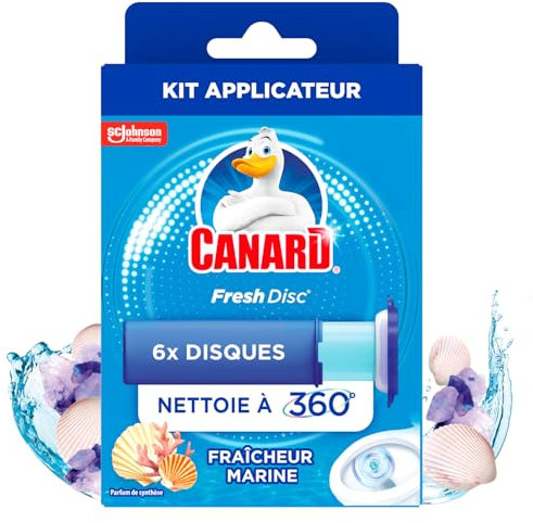 Canard WC Fresh disc marine - L'applicateur et la recharge