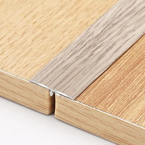 RTVGNSZSJL Bande De Transition en Forme De T, Bande De Transition pour Sol 90cm X 20mm, Profil De Transition pour Parquet Et Stratifié, Aluminium Anodisé(Hazy Time)
