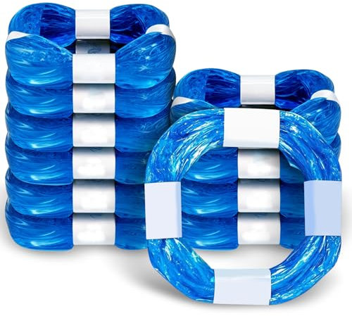 Eckerdromk 10 Stück Windeleimer Geruchsdicht Nachfüllkassetten, 4.5 m Litter Locker Nachfüllkassetten, Baby Plastik Windeleimer, Windelbeutel mit Hervorragende Abdichtung und Zähigkeit