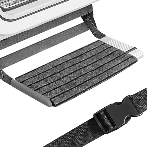 Bocguy Tappetini per camper 46 x 46 cm, per camper e camper, con chiusura a fibbia, gadget e accessori, per campeggio, per esterni