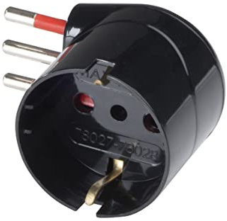 Adattatore schuko 90° salvaspazio