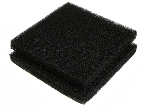 ALEGI 4 Pieces Aquarium Filter Foam Sponges Pad, Fish Tank Bio Sponge Coarse Sheet Filter Media Pad, Cut-to-Size Foam for Pet Filters (9x9x1 Inch 2 Pcs)