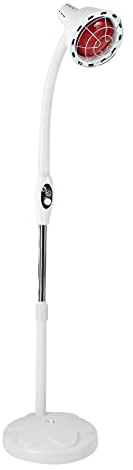 Bacacoo 110V Infrared Red Heat Therapy Light, Therapeutic Lamp Floor Stand Pain Relief, Therapy Bulb Lamp Muscle Pain Relief Floor Stand for Homes, Massage Parlors, Health Care Centers, Beauty Salons