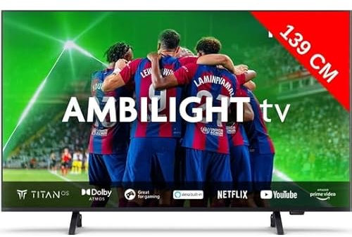 Philips TV LED 4K 139 cm 55PUS8349 - Ambilight 3 côtés