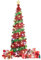 Árbol de Navidad, 150 cm Artificial Arbol Navidad con Luces LED y Adornos, Árbol de Navidad Frondoso, Arbol de Navidad Plegable para Decoracion Navidad (Lentejuelas)