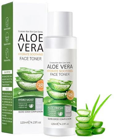 Nexolla Lotion Tonique Visage Aloe Vera, Hydratant, Apaisant et Rafraîchissant, Equilibre du pH, Tonifiant et Raffermissant, Formule Amie de la Peau, 1 g (Lot de 1)
