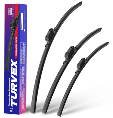 Wiper Blades for Ford Mondeo Hatchback Mk4 2007 to 2014,Front Window Wiper | 26 19 19 Front Windshield Wipers, Windscreen Wipers Blade Set - Quiet & Easy Installation (2+1)