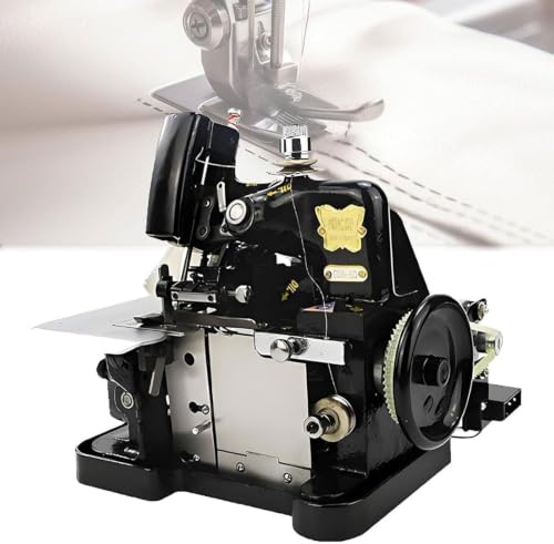 Macchina da Cucire Overlock Heavy Duty, 250W 3000 PPM a 3 Fili, Lunghezza e Larghezza Punto Regolabili, Controllo velocità Continuo, Ideale per Uso Domestico e Professionale - Portatile e Durevole