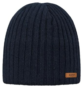 Barts Herren Haakon Beanie Baskenmütze, Blau (Navy 003H), One Size (Herstellergröße: Uni)