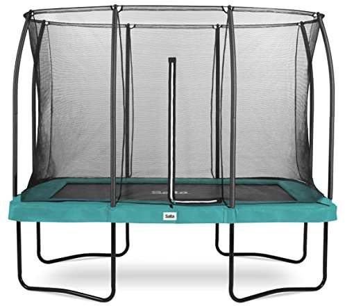 Salta Trampoline - Comfort Edition - rechteckig - 214 x 305cm - 7 x 10ft - Schutzrand Grün
